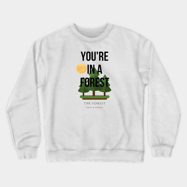 THE FOREST (Light) Crewneck Sweatshirt by A. R. OLIVIERI